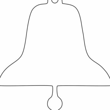 Intra απο ξύλο plywood 3mm-4mm πάχος – Στολίδι Χριστουγεννιάτικου Δέντρου σε σχήμα καμπάνας 45x50 cm INTRAVECTRY-MY550866 - Image 4