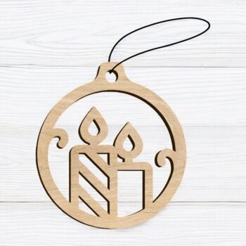 Intra απο ξύλο plywood 3mm-4mm πάχος – Μπιχλιμπίδι κεριών 25x30 cm INTRAVECTRY-MY545517 - Image 1