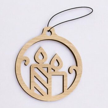 Intra απο ξύλο plywood 3mm-4mm πάχος – Μπιχλιμπίδι κεριών 25x30 cm INTRAVECTRY-MY545517 - Image 2