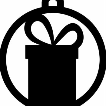 Intra απο ξύλο plywood 3mm-4mm πάχος – Κουτί δώρου Χριστουγεννιάτικη μπάλα 10x10 cm INTRAVECTRY-MY549114 - Image 3