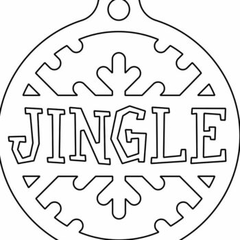 Intra απο ξύλο plywood 3mm-4mm πάχος – Μπιχλιμπίδι Χριστουγεννιάτικου Δέντρου Jingle 35x40 cm INTRAVECTRY-MY549122 - Image 4