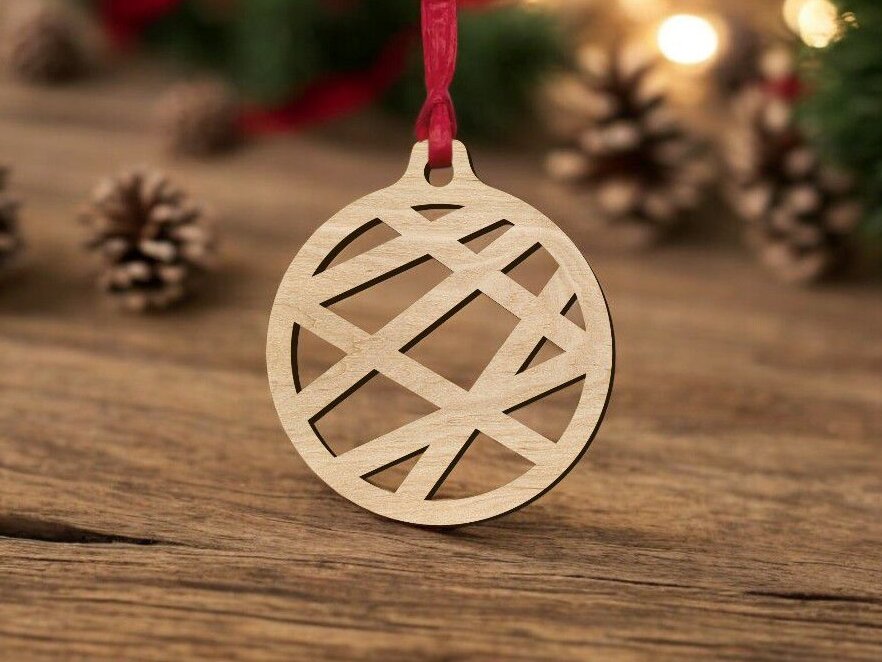 Intra απο ξύλο plywood 3mm-4mm πάχος – Στολίδι σε σχήμα κύκλου 25x30 cm INTRAVECTRY-MY553406