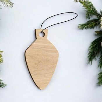 Intra απο ξύλο plywood 3mm-4mm πάχος – Κενό στολίδι λαμπτήρα 30x30 cm INTRAVECTRY-MY550951 - Image 2