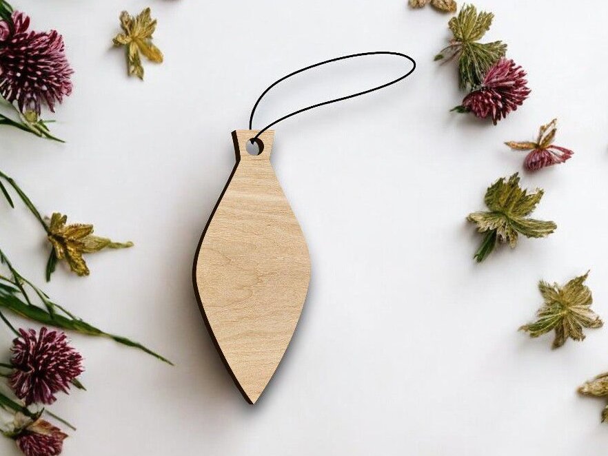 Intra απο ξύλο plywood 3mm-4mm πάχος – Κενό χριστουγεννιάτικο στολίδι λαμπτήρα 35x40 cm INTRAVECTRY-MY546865