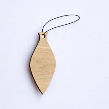 Intra απο ξύλο plywood 3mm-4mm πάχος – Κενό χριστουγεννιάτικο στολίδι λαμπτήρα 10x10 cm INTRAVECTRY-MY545577 - Image 2