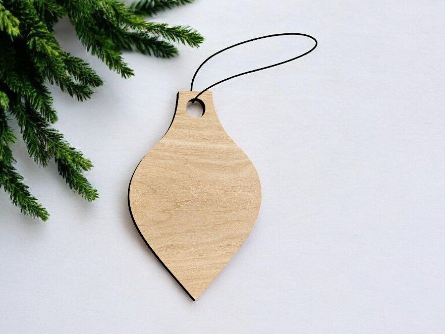 Intra απο ξύλο plywood 3mm-4mm πάχος – Ξύλινο χριστουγεννιάτικο μπιχλιμπίδι Κενό χειροτεχνίας 25x25 cm INTRAVECTRY-MY545578