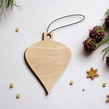 Intra απο ξύλο plywood 3mm-4mm πάχος – Ξύλινο χριστουγεννιάτικο στολισμό χειροτεχνίας κενή 35x40 cm INTRAVECTRY-MY559854 - Image 1