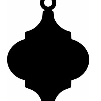 Intra απο ξύλο plywood 3mm-4mm πάχος – Κενό αραβικό στολίδι με μοτίβο πλακιδίων 20x25 cm INTRAVECTRY-MY551833 - Image 3