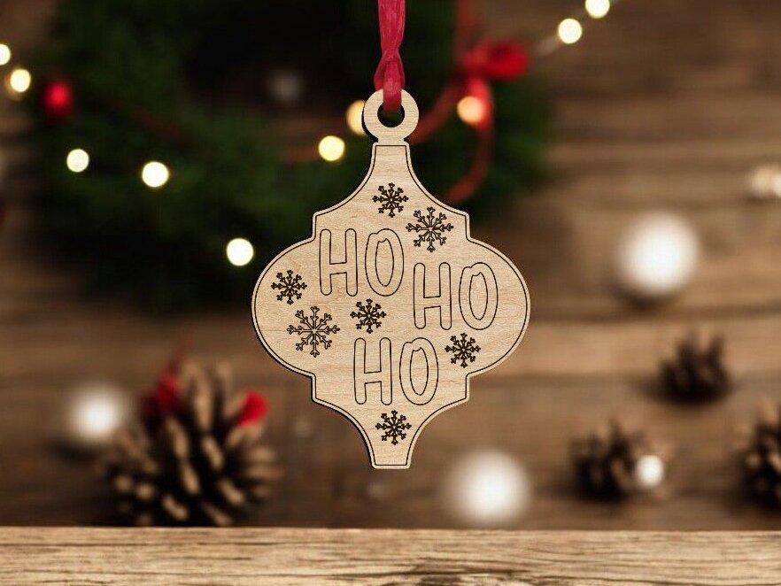 Intra απο ξύλο plywood 3mm-4mm πάχος – Arabesque Χριστουγεννιάτικο στολίδι 15x15 cm INTRAVECTRY-MY551834