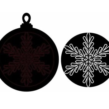 Intra απο ξύλο plywood 3mm-4mm πάχος – Μπιχλιμπίδι Χριστουγεννιάτικου Δέντρου σε στρώσεις 50x60 cm INTRAVECTRY-MY548382 - Image 4