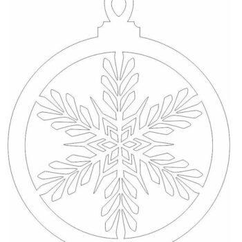 Intra απο ξύλο plywood 3mm-4mm πάχος – Κρεμαστό στολίδι Χριστουγεννιάτικου Δέντρου 12x15 cm INTRAVECTRY-MY553481 - Image 4