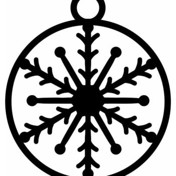 Intra απο ξύλο plywood 3mm-4mm πάχος – Κρεμαστό στολίδι με μπιχλιμπίδι χιονιού 15x20 cm INTRAVECTRY-MY549183 - Image 3