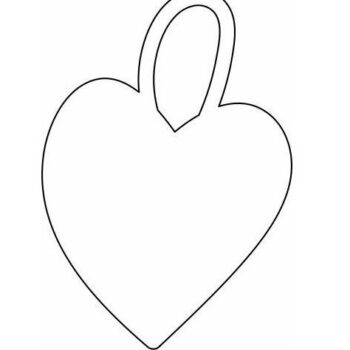 Intra απο ξύλο plywood 3mm-4mm πάχος – Κενή καρδιά στολίδι χριστουγεννιάτικου δέντρου 25x30 cm INTRAVECTRY-MY551010 - Image 4