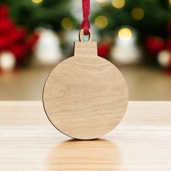 Intra απο ξύλο plywood 3mm-4mm πάχος – Χριστουγεννιάτικο κενό μπιχλιμπίδι για χειροτεχνία 45x50 cm INTRAVECTRY-MY545636 - Image 1