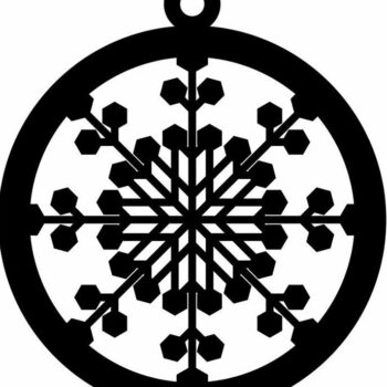 Intra απο ξύλο plywood 3mm-4mm πάχος – Μπιχλιμπίδι διακόσμησης χριστουγεννιάτικου δέντρου 40x45 cm INTRAVECTRY-MY551023 - Image 3