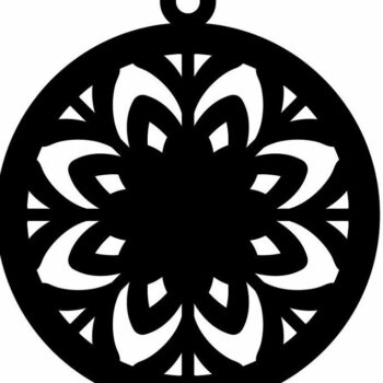 Intra απο ξύλο plywood 3mm-4mm πάχος – Μπιχλιμπίδι διακοσμήσεων χριστουγεννιάτικων δέντρων 20x25 cm INTRAVECTRY-MY549203 - Image 2