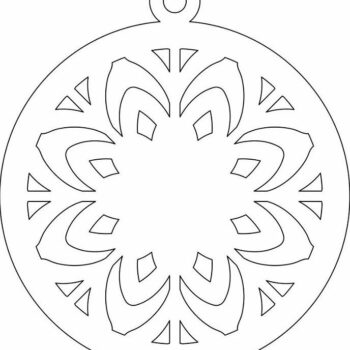 Intra απο ξύλο plywood 3mm-4mm πάχος – Μπιχλιμπίδι διακοσμήσεων χριστουγεννιάτικων δέντρων 20x25 cm INTRAVECTRY-MY549203 - Image 3