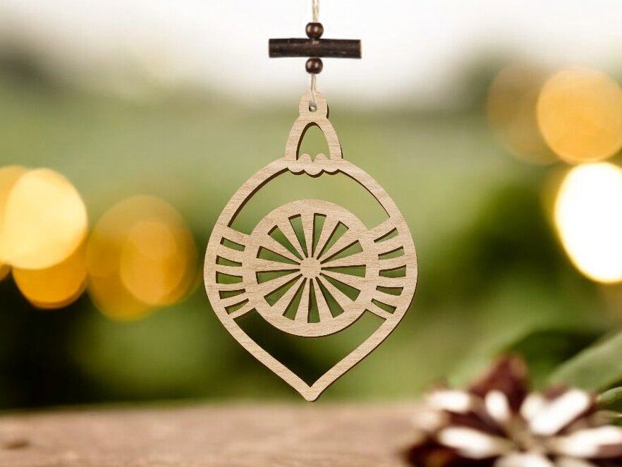 Intra απο ξύλο plywood 3mm-4mm πάχος – Ξύλινο Στολίδι 50x60 cm INTRAVECTRY-MY547060