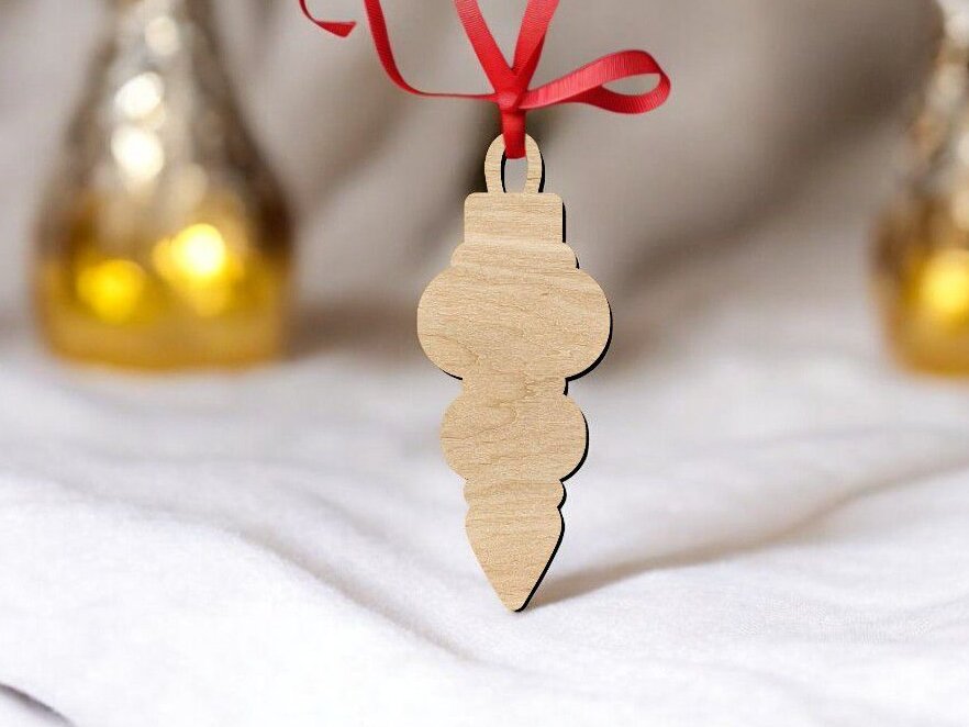 Intra απο ξύλο plywood 3mm-4mm πάχος – Χριστουγεννιάτικη διακόσμηση μπιχλιμπίδι 25x25 cm INTRAVECTRY-MY559988