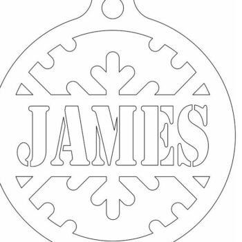 Intra απο ξύλο plywood 3mm-4mm πάχος – Εξατομικευμένο Χριστουγεννιάτικο Στολίδι 20x25 cm INTRAVECTRY-MY545694 - Image 4