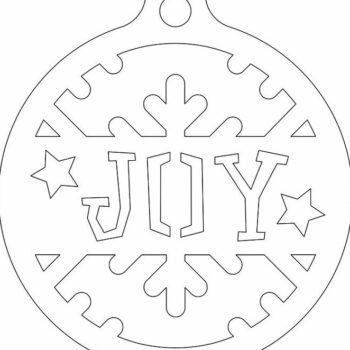 Intra απο ξύλο plywood 3mm-4mm πάχος – Κρεμαστό στολίδι Joy Χριστουγεννιάτικο Δέντρο 40x40 cm INTRAVECTRY-MY551078 - Image 3