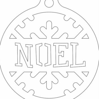 Intra απο ξύλο plywood 3mm-4mm πάχος – Χριστουγεννιάτικο στολίδι Noel 30x35 cm INTRAVECTRY-MY547131 - Image 3