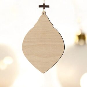 Intra απο ξύλο plywood 3mm-4mm πάχος – Χριστουγεννιάτικο στολίδι για δέντρο 20x20 cm INTRAVECTRY-MY553797