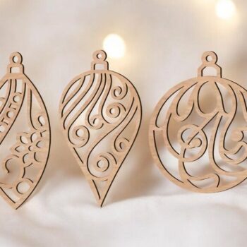 Intra απο ξύλο plywood 3mm-4mm πάχος – Ξύλινα χριστουγεννιάτικα στολίδια 25x30 cm INTRAVECTRY-MY560114 - Image 1