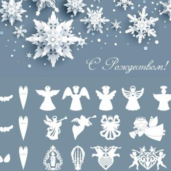 Intra απο ξύλο plywood 3mm-4mm πάχος – ξύλο συλλογής Ξύλινων Χριστουγεννιάτικων ειδωλίων αγγέλου στολίδι 15x15 cm INTRAVECTRY-MY548690 - Image 1