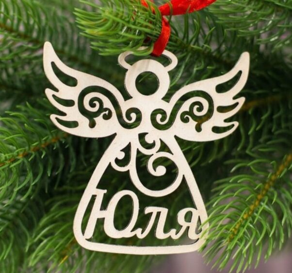 Intra απο ξύλο plywood 3mm-4mm πάχος – ξύλο Ξύλινο μπιχλιμπίδι αγγέλου για Χριστουγεννιάτικα και Πρωτοχρονιάτικα Διακοσμητικά ξύλου 40x40 cm INTRAVECTRY-MY559043