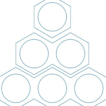 Intra απο ξύλο plywood 3mm-4mm πάχος – Τριγωνικό ξύλο επιτραπέζιου ραφιού κρασιού 40x40 cm INTRAVECTRY-MY545894 - Image 2