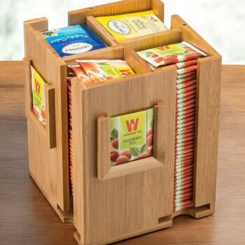 Intra απο ξύλο plywood 3mm-4mm πάχος – Κουτί αποθήκευσης σε φακελάκι τσαγιού 40x40 cm INTRAVECTRY-MY557794 - Image 1