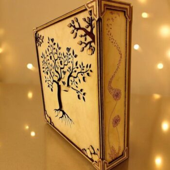 Intra απο ξύλο plywood 3mm-4mm πάχος – Shadow Box Wall Art 12x15 cm INTRAVECTRY-MY554046 - Image 1