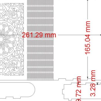 Intra απο ξύλο plywood 3mm-4mm πάχος – Κουτί βιβλίων με δέσιμο ζωντανών μεντεσέδων 15x20 cm INTRAVECTRY-MY554099 - Image 2