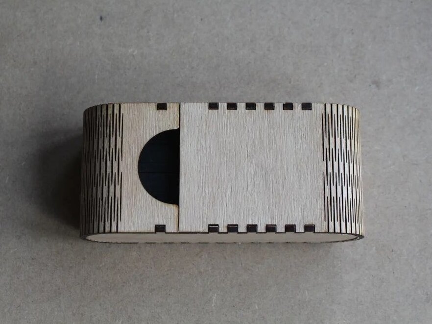 Intra απο ξύλο plywood 3mm-4mm πάχος – Φορητή θήκη γυαλιών 30x35 cm INTRAVECTRY-MY554113