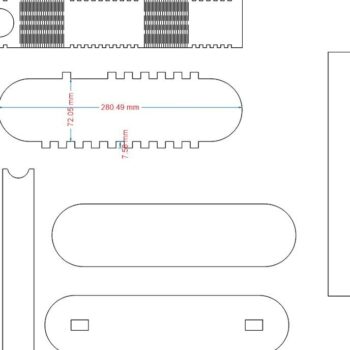 Intra απο ξύλο plywood 3mm-4mm πάχος – Φορητή θήκη γυαλιών 30x35 cm INTRAVECTRY-MY554113 - Image 2