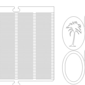 Intra απο ξύλο plywood 3mm-4mm πάχος – Θήκη γυαλιών ηλίου Living Hinge 40x40 cm INTRAVECTRY-MY547434 - Image 3