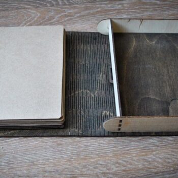 Intra απο ξύλο plywood 3mm-4mm πάχος – ξύλο Ξύλινου Βιβλίου Χρηματοκιβώτιο 20x20 cm INTRAVECTRY-MY546086 - Image 3