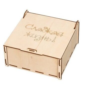 Intra απο ξύλο plywood 3mm-4mm πάχος – Ξύλινο κουτί συσκευασίας για 4 βάζα μελιού Λίμα 40x40 cm INTRAVECTRY-MY557060 - Image 2