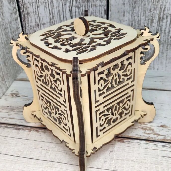 Intra απο ξύλο plywood 3mm-4mm πάχος – Αρχειοθήκη τσαγιού αντίκα 15x20 cm INTRAVECTRY-MY560365