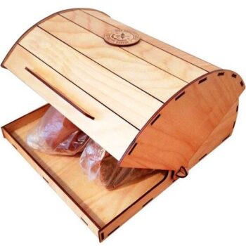 Intra απο ξύλο plywood 3mm-4mm πάχος – ξύλο Wood Tambour Bread Box 20x25 cm INTRAVECTRY-MY557845 - Image 1