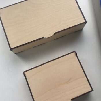 Intra απο ξύλο plywood 3mm-4mm πάχος – Κουτί συσκευασίας από κόντρα πλακέ φιλικό προς το περιβάλλον με λίμα δύο μεγεθών καπάκι 45x50 cm INTRAVECTRY-MY558315 - Image 1