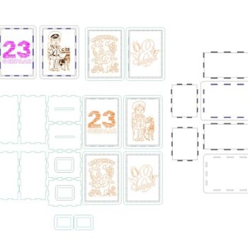 Intra απο ξύλο plywood 3mm-4mm πάχος – ξύλο ξύλινο χρηματοκιβώτιο για χρήματα 45x50 cm INTRAVECTRY-MY546143 - Image 3