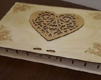 Intra απο ξύλο plywood 3mm-4mm πάχος – Διαμερισματικό Ορθογώνιο Σκουλαρίκι κοσμηματοπωλείο 40x45 cm INTRAVECTRY-MY546145 - Image 1