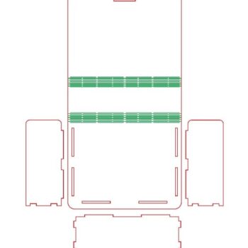Intra απο ξύλο plywood 3mm-4mm πάχος – ξύλο Snap Fit Wooden Box 15x20 cm INTRAVECTRY-MY557551 - Image 2