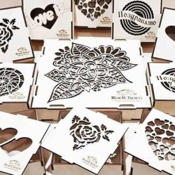 Intra απο ξύλο plywood 3mm-4mm πάχος – ξύλο Κουτιά από κόντρα πλακέ για γλυκά 25x30 cm INTRAVECTRY-MY546157 - Image 2