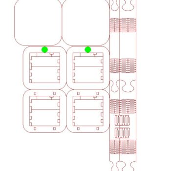 Intra απο ξύλο plywood 3mm-4mm πάχος – ξύλο Living Hinge Puzzle Box 10x10 cm INTRAVECTRY-MY546158 - Image 4