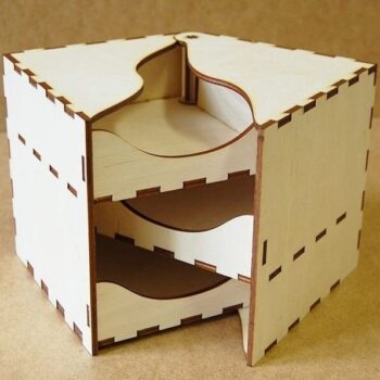 Intra απο ξύλο plywood 3mm-4mm πάχος – ξύλο Organizer Jewelry Box από κόντρα πλακέ 25x30 cm INTRAVECTRY-MY546161 - Image 1