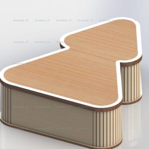 Intra απο ξύλο plywood 3mm-4mm πάχος – Διάταξη κουτιού για το ξύλο Πρωτοχρονιάς 30x35 cm INTRAVECTRY-MY546170