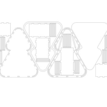 Intra απο ξύλο plywood 3mm-4mm πάχος – Διάταξη κουτιού για το ξύλο Πρωτοχρονιάς 30x35 cm INTRAVECTRY-MY546170 - Image 2